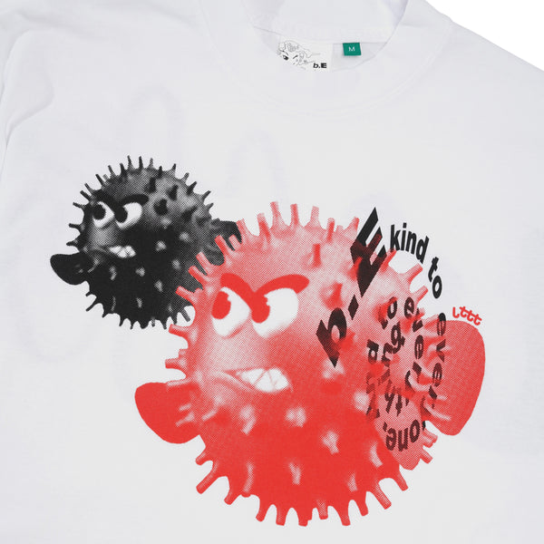 b.Eautiful b.Eautiful x LTTT Puffy Fish Tee, White
