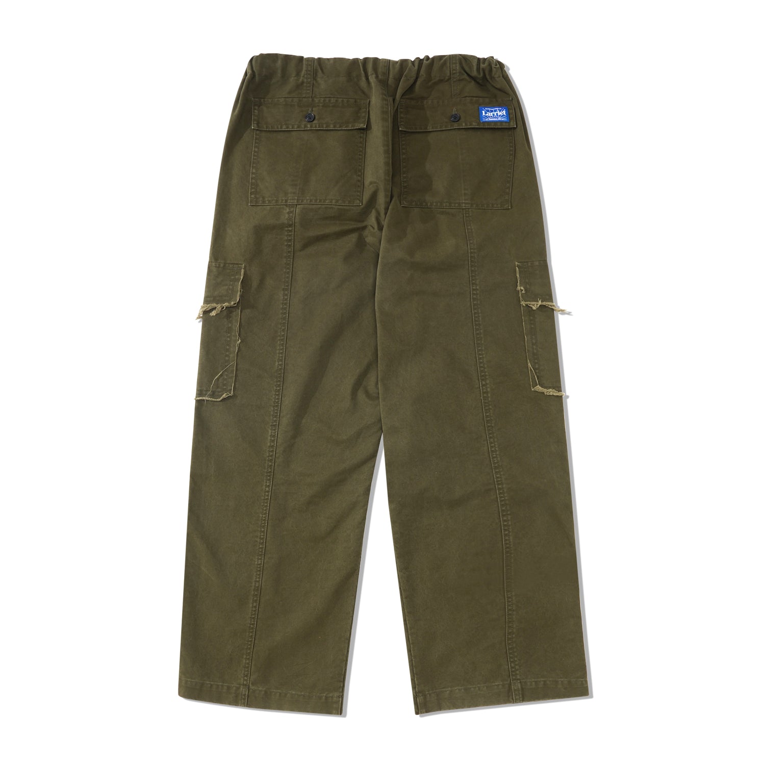 Frayed Cargo Pant, Olive