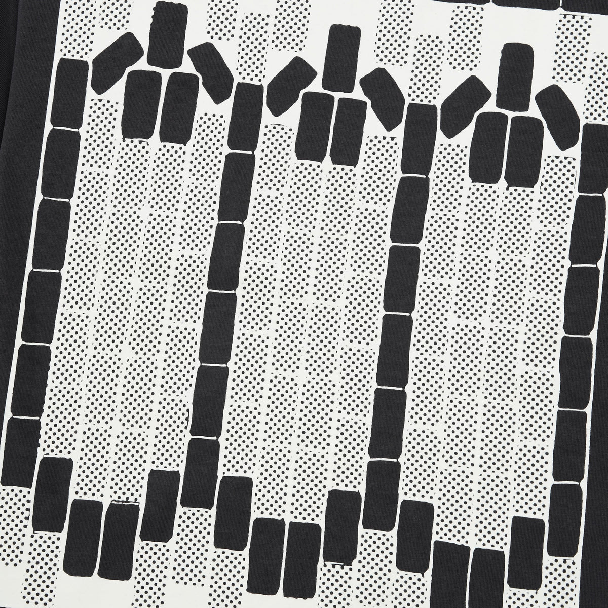 Tetris Teeth Tee, Black / Glow In The Dark