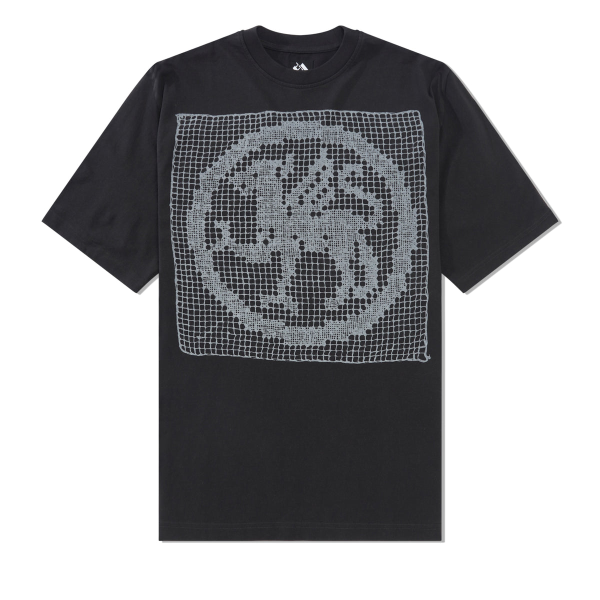 Filet Lace Tee, Black