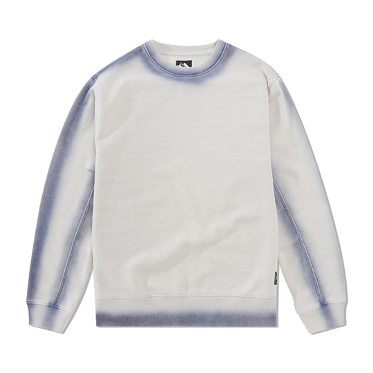 TTT Overdyed Crewneck Sweatshirt, Grey / Blue