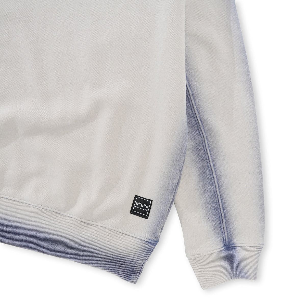 TTT Overdyed Crewneck Sweatshirt, Grey / Blue