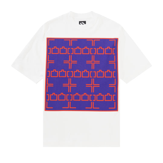 TTT Dashed Line Tee, White