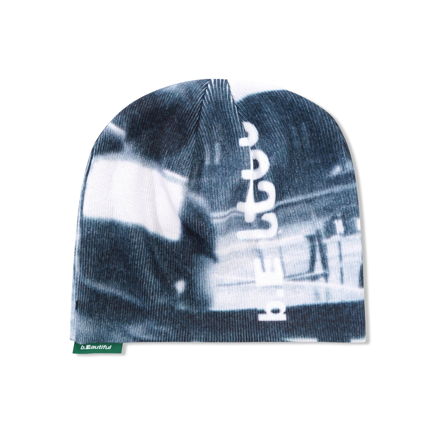 b.Eautiful x LTTT Generous Beanie, Black / White