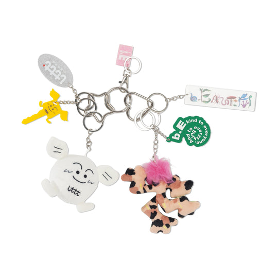 b.Eautiful x LTTT Calder Keychain, Multi