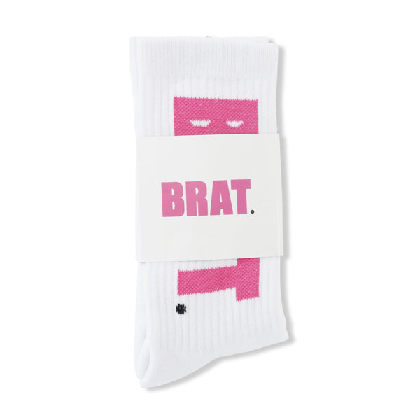 Carpet Company Brat Socks, White