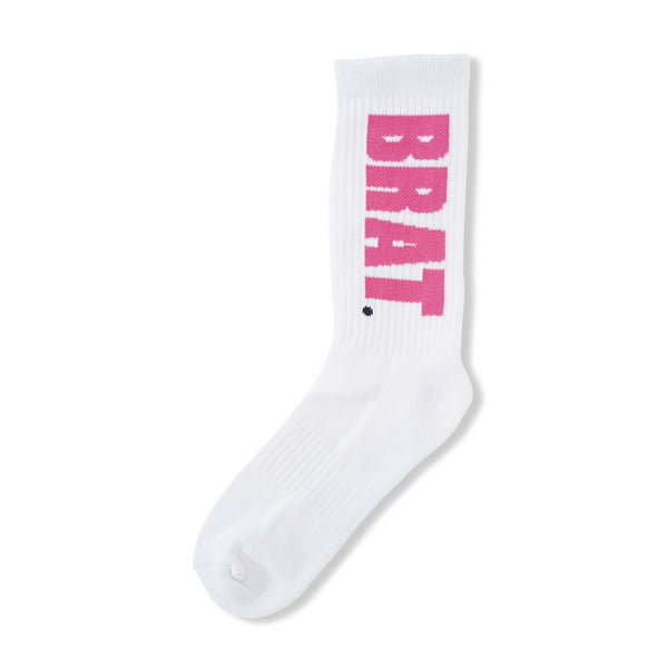 Carpet Company Brat Socks, White