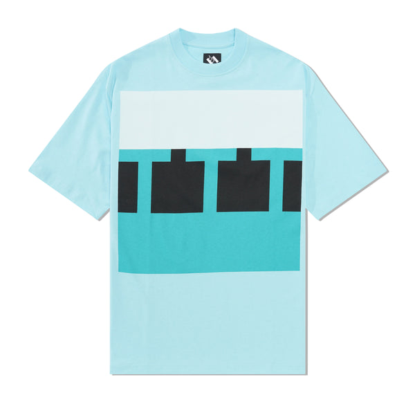 The Trilogy Tapes Block Tee, Blue