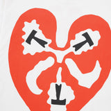 TTT Heart Tee, White