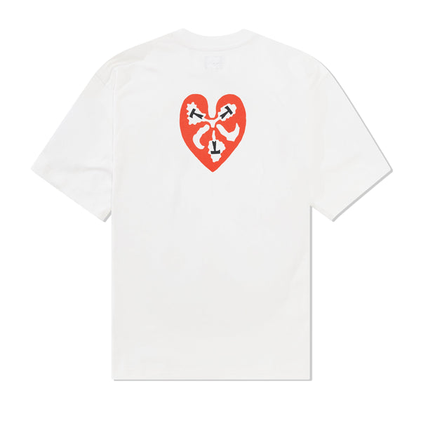 The Trilogy Tapes TTT Heart Tee, White