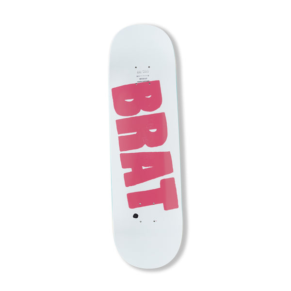 Carpet Company Brat Logo Deck, White