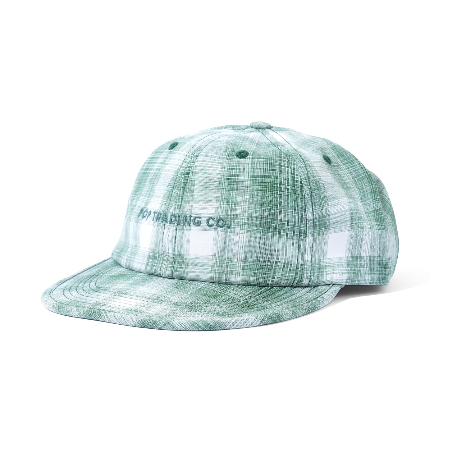 Flexfoam Sixpanel Hat, Green Check