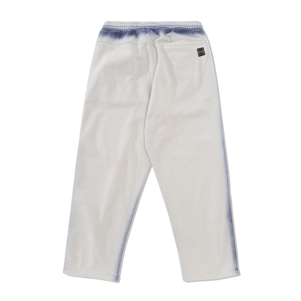 The Trilogy Tapes TTT Overdye Open Hem Jogger, Grey / Blue