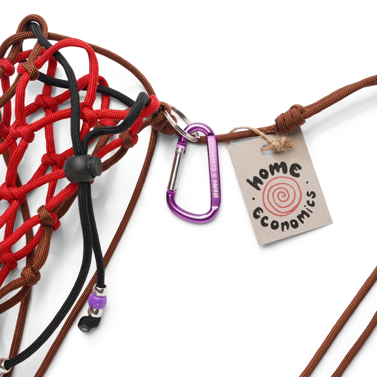 Bottle Bag Original, Brown / Red / Black