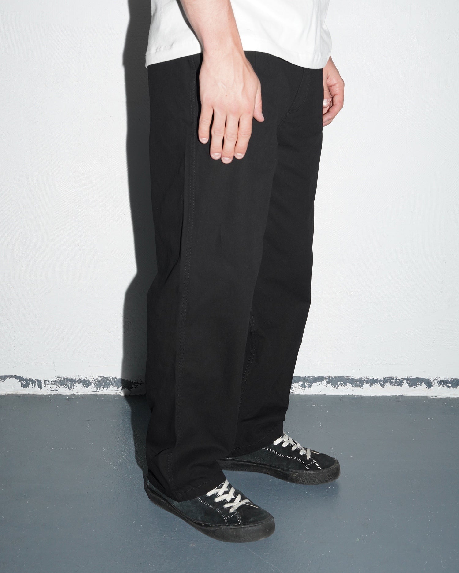 Pleated Pant, Black