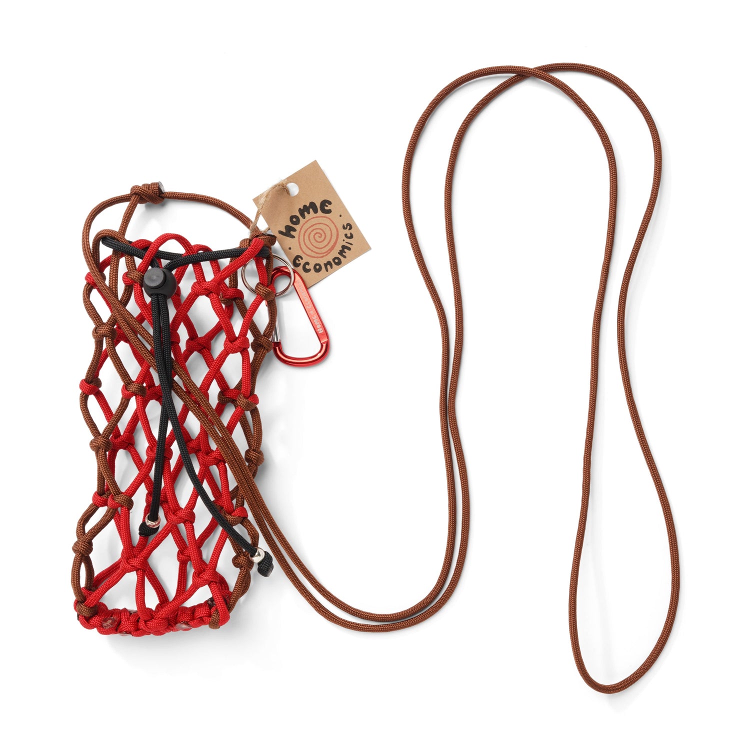 Mini Bag, Brown / Red / Black