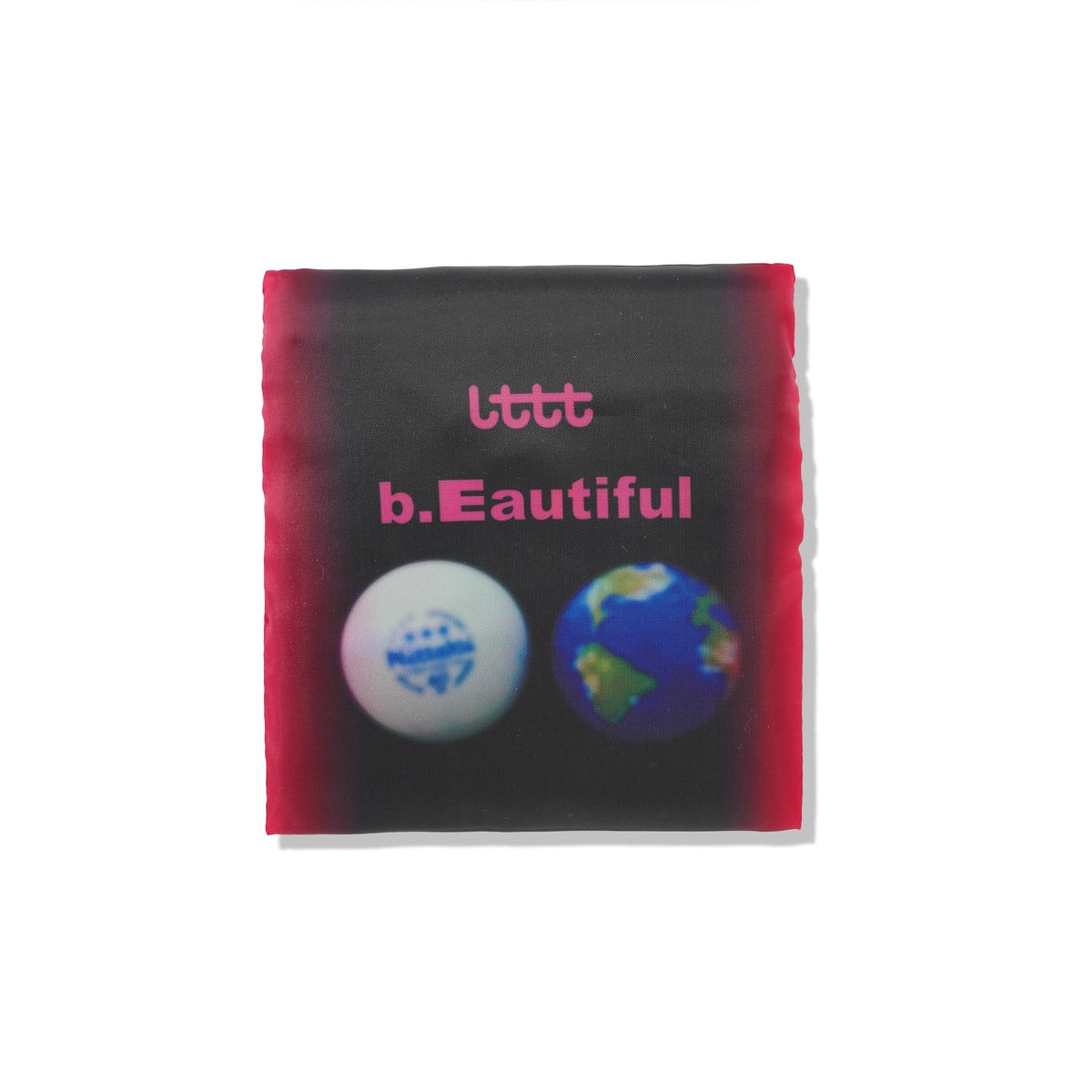 b.Eautiful x LTTT Globe Reusable Bag XL, Black / Green