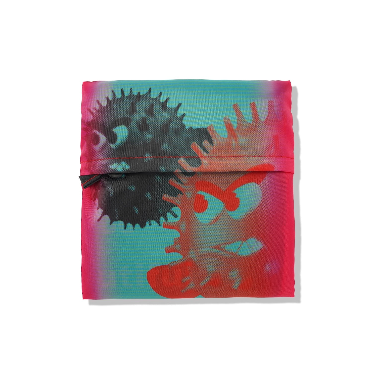 b.Eautiful x LTTT Globe Reusable Bag XL, Black / Green