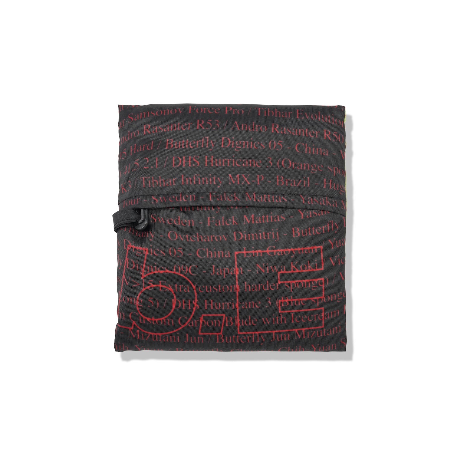 b.Eautiful x LTTT Times Reusable Bag, Black / Lime