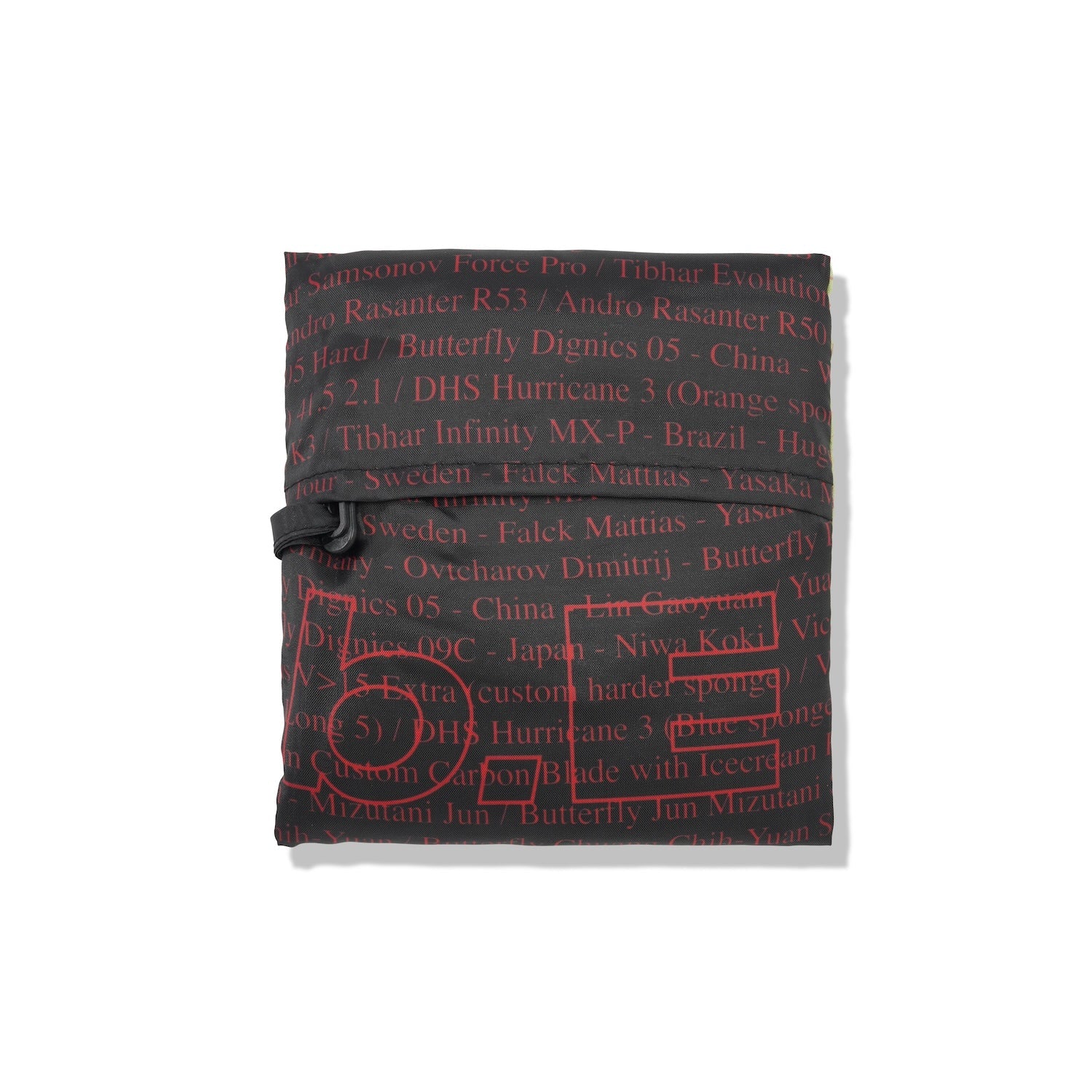 b.Eautiful x LTTT Times Reusable Bag, Black / Lime