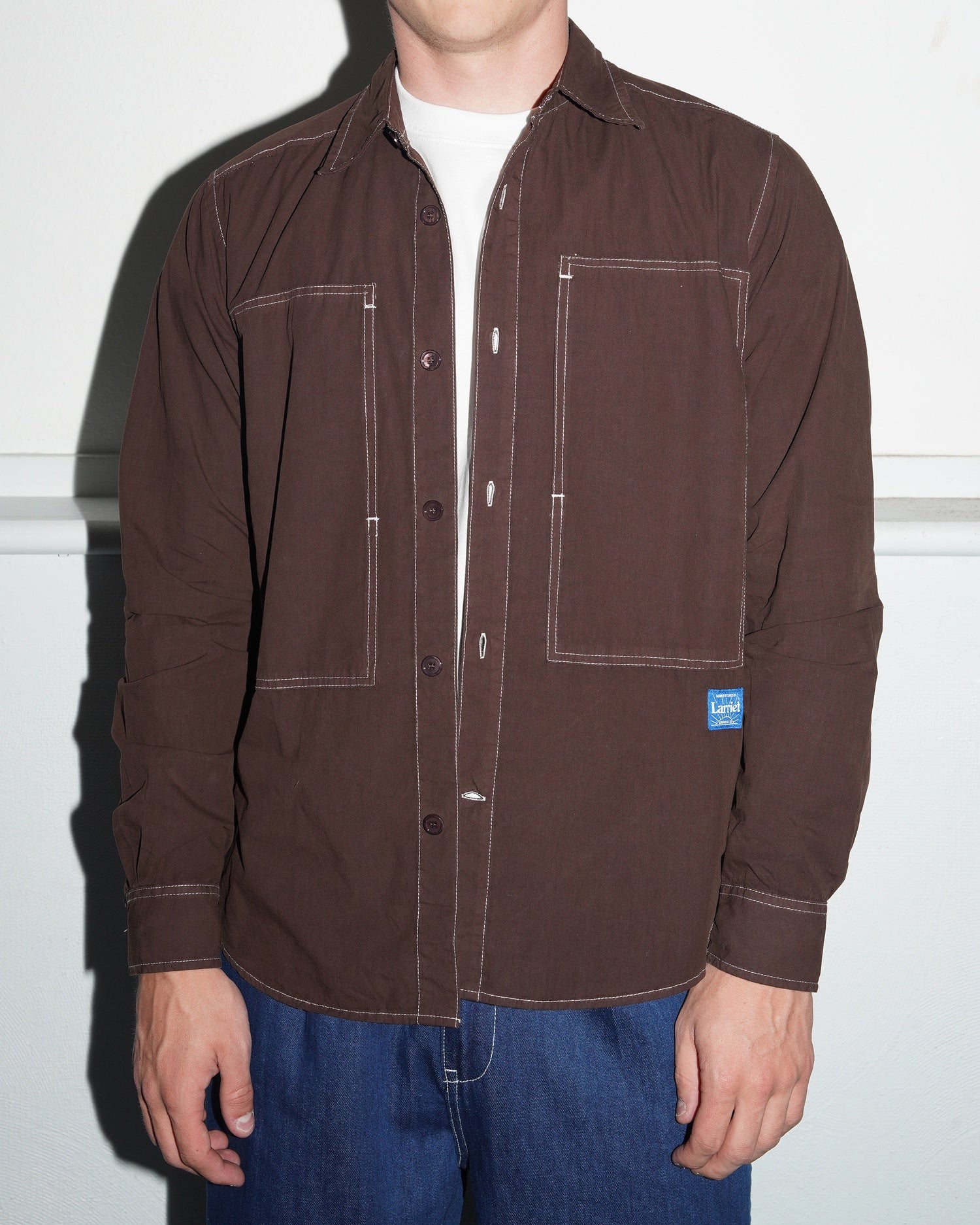 Cliff L/S Shirt, Chocolate