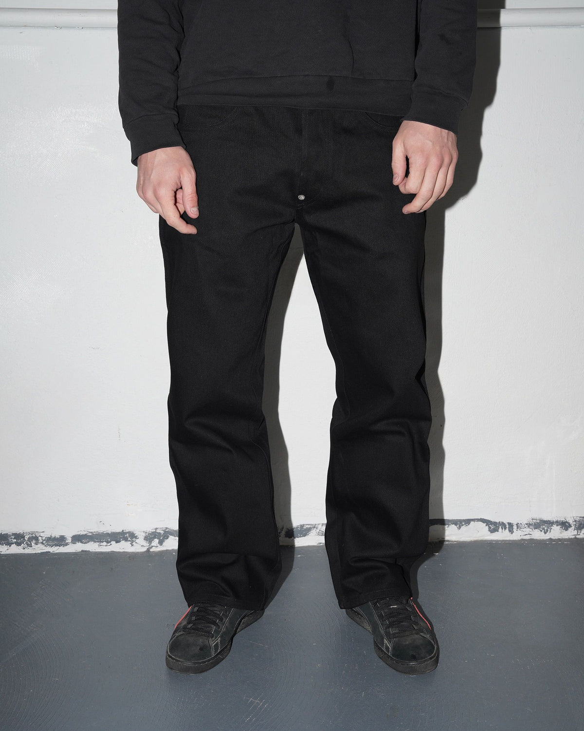 C-Star Flag Denim Jeans, Black