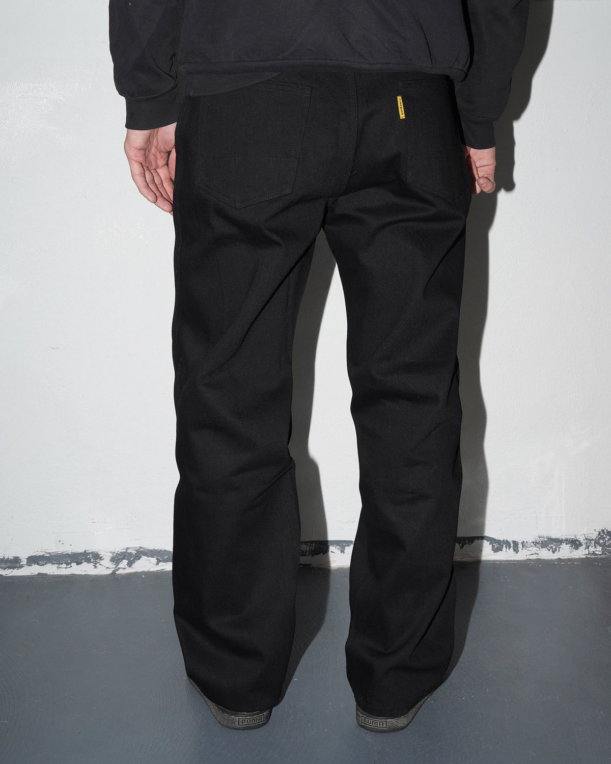 C-Star Flag Denim Jeans, Black