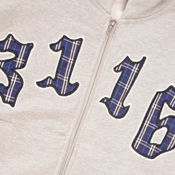 Always Do What You Should Do 3116 Premium Zip-Thru Pullover Hood, Grey