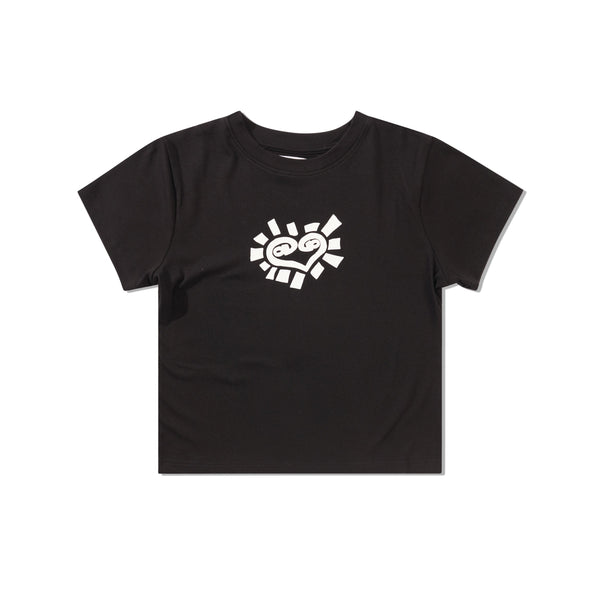 Always Do What You Should Do Baby He@rt Tee, Black