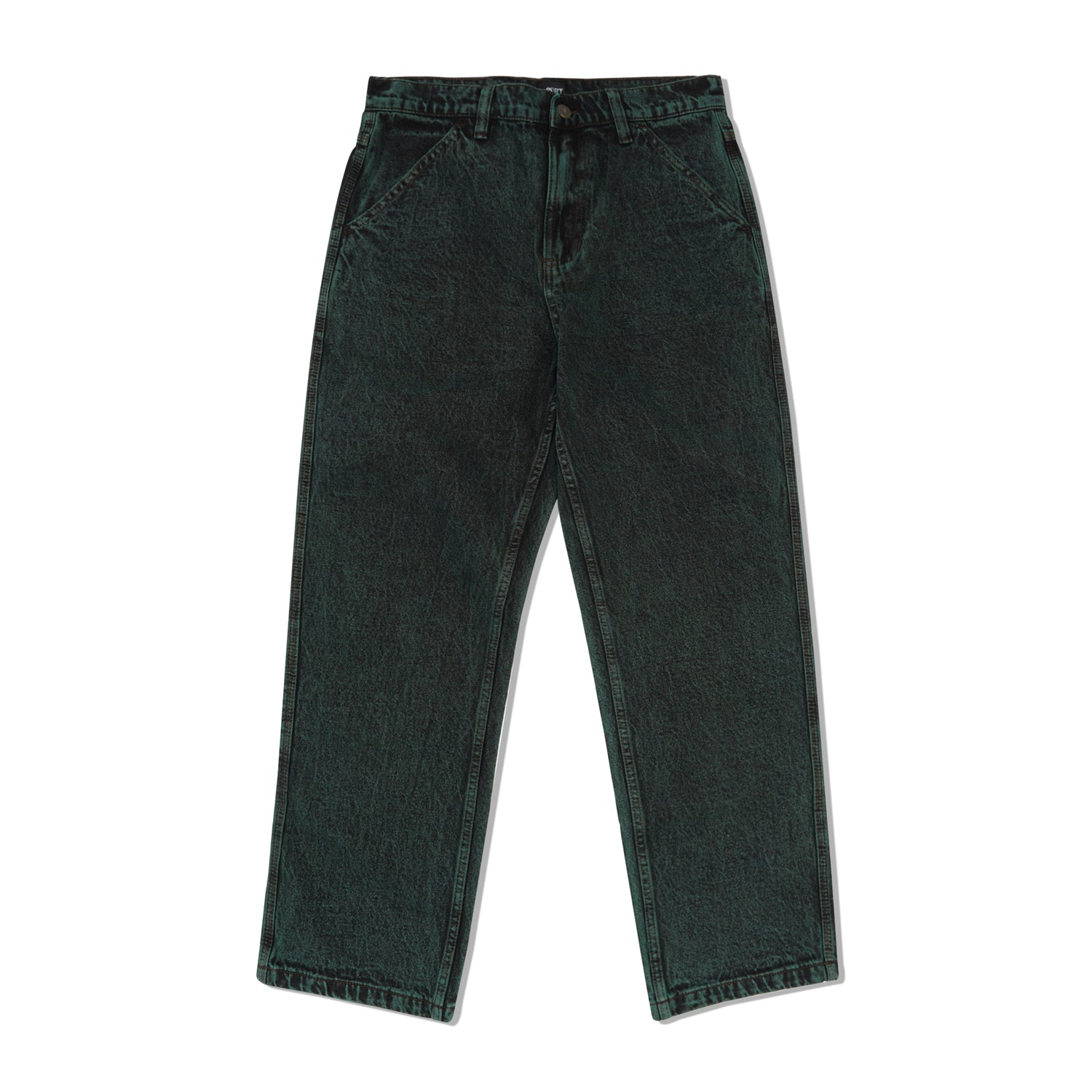 Workers Club Jeans, Dark Green Over-Dye