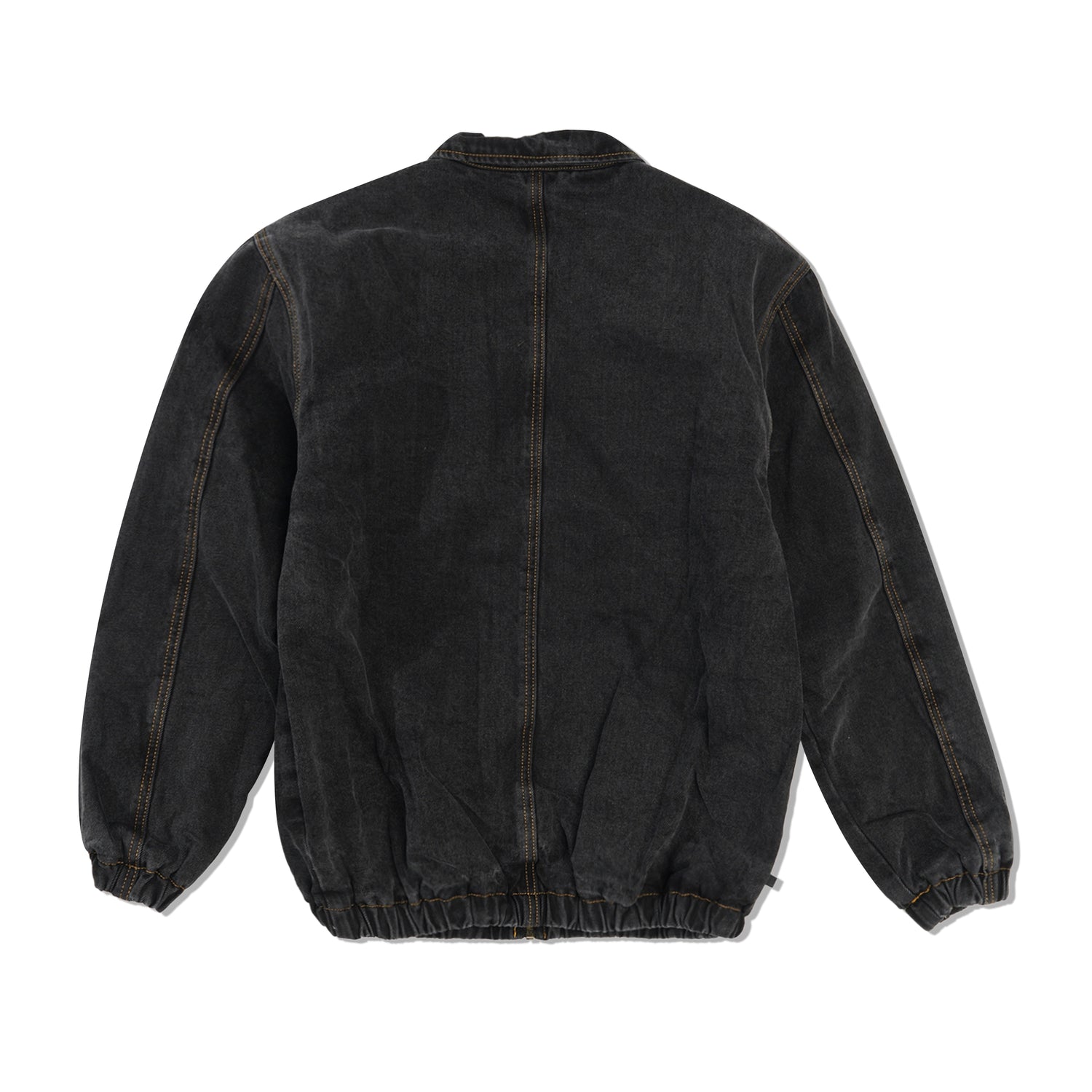 Vineyard Birds Denim Delivery Jacket, Washed Black