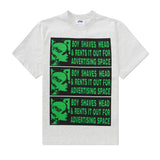 Billboard Tee, Ash Grey