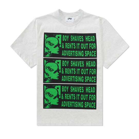 Billboard Tee, Ash Grey