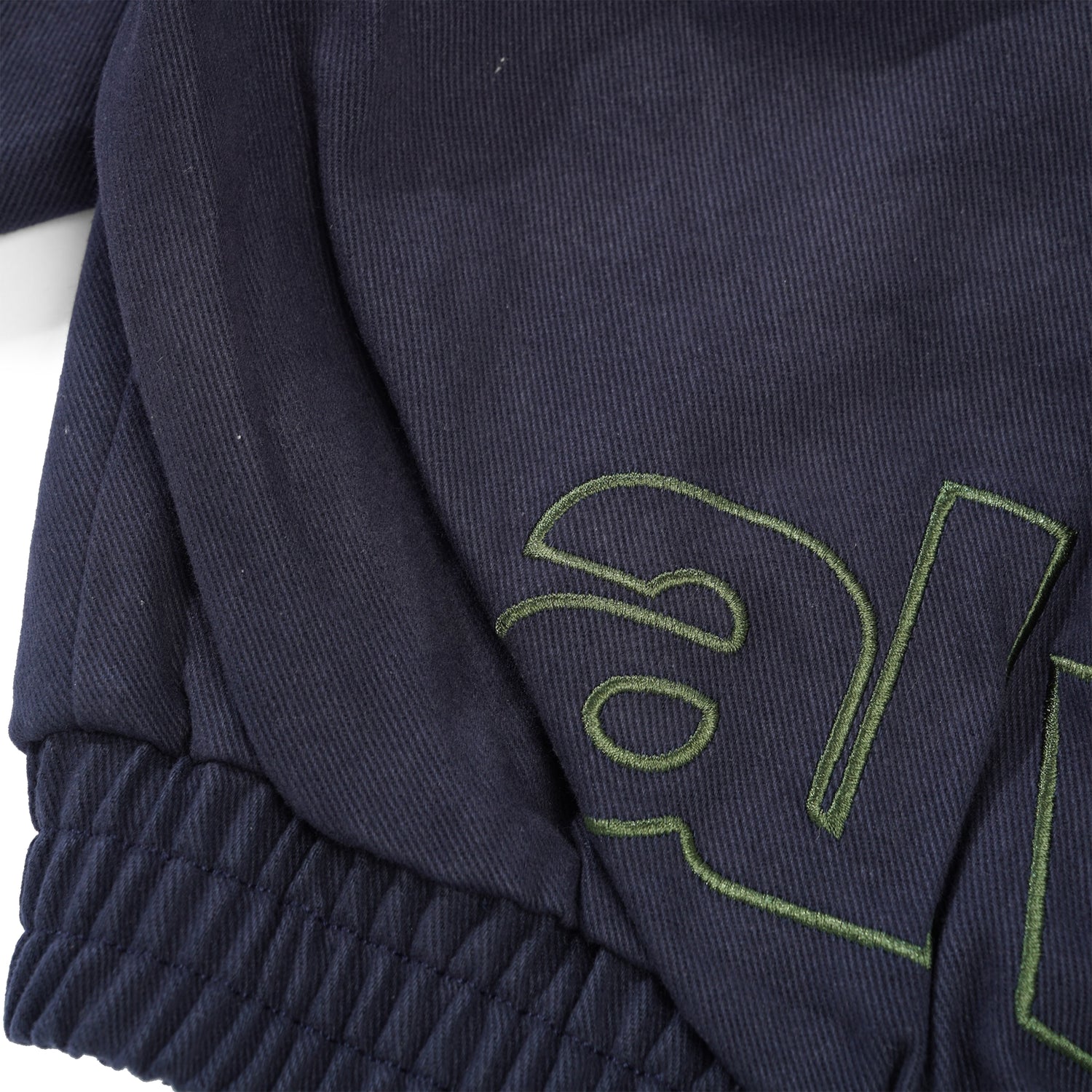 Two Tone Canvas Bomber Jacket, Navy