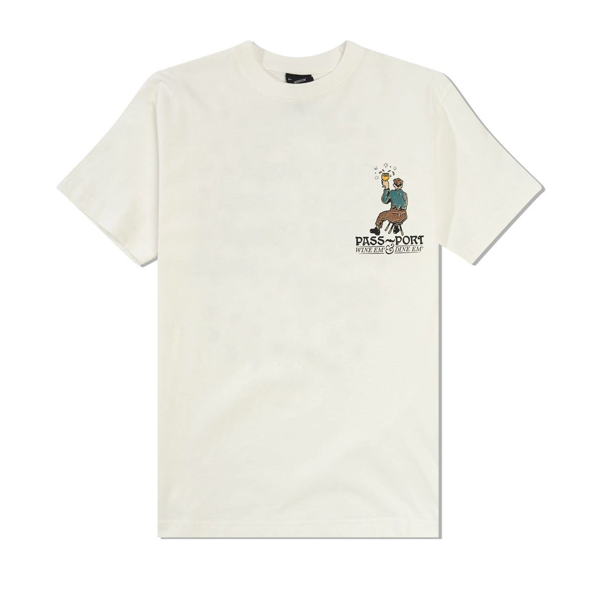 Wine Em' Tee, White