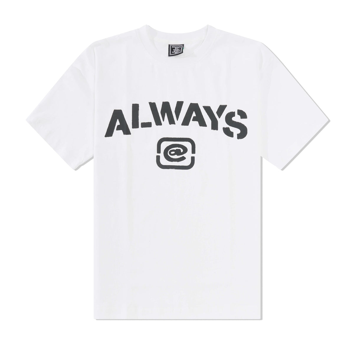 Stencil Tee, White