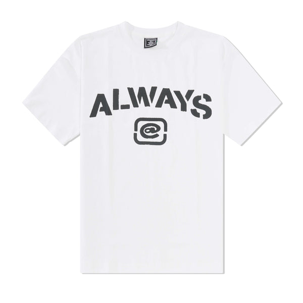 Always Do What You Should Do Stencil Tee, White