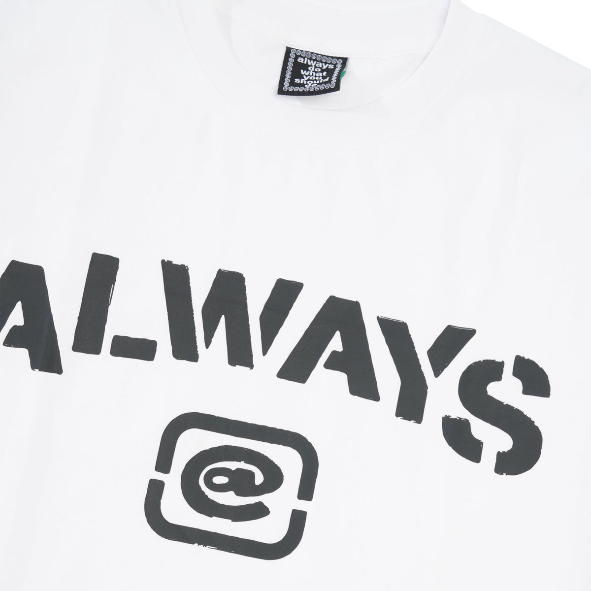 Stencil Tee, White
