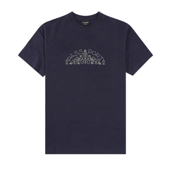 Pass~Port Vineyard Birds Tee, Navy