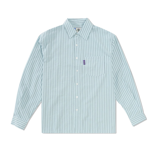 Always Do What You Should Do Business Leisure L/S Shirt, Sky Blue