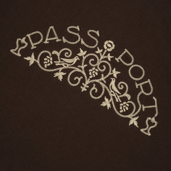 Pass~Port Vineyard Birds Tee, Bark