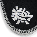 Reversible Ear Flap, Black / Grey