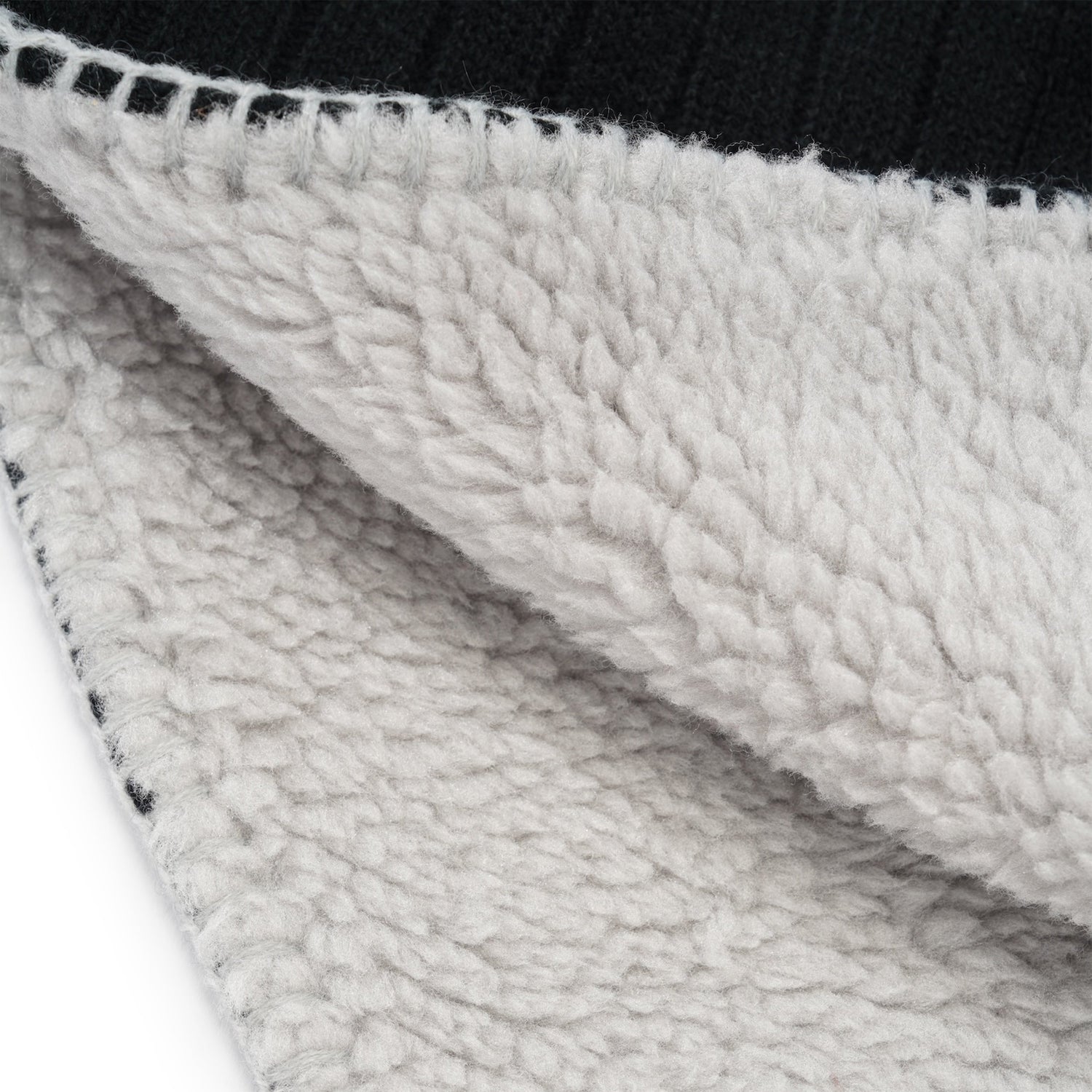 Reversible Ear Flap, Black / Grey