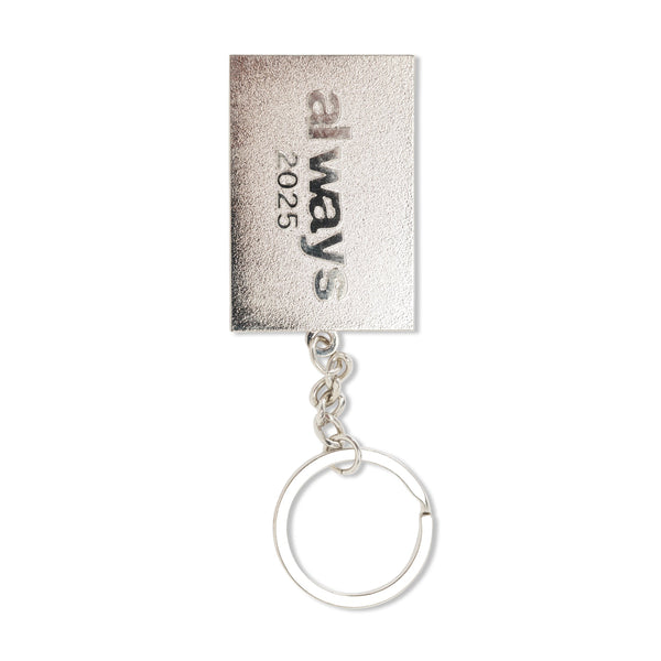 Always Do What You Should Do Fanning Keyring, Red