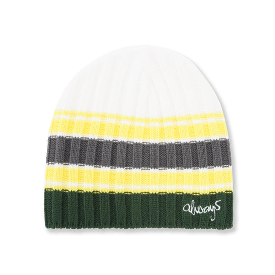 Cable Knit Clyde, White / Green