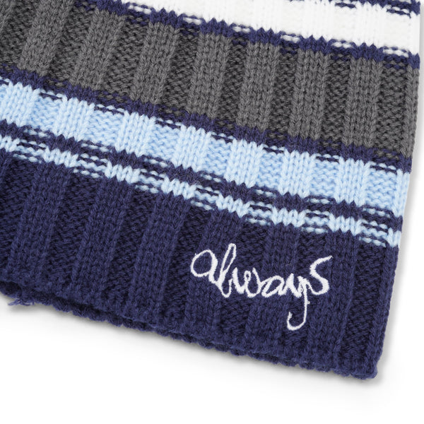 Always Do What You Should Do Cable Knit Clyde, Black / Grey