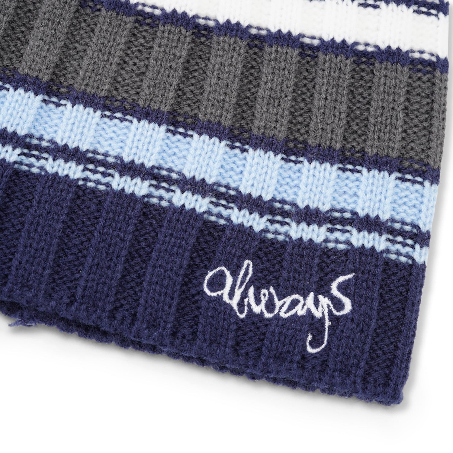 Cable Knit Clyde, Black / Grey