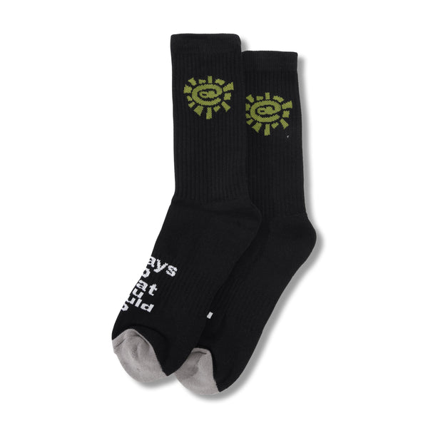 Always Do What You Should Do @ Sun Sock, Green / Black