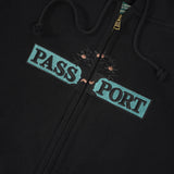 House Plant Organic Zip Hood, Black