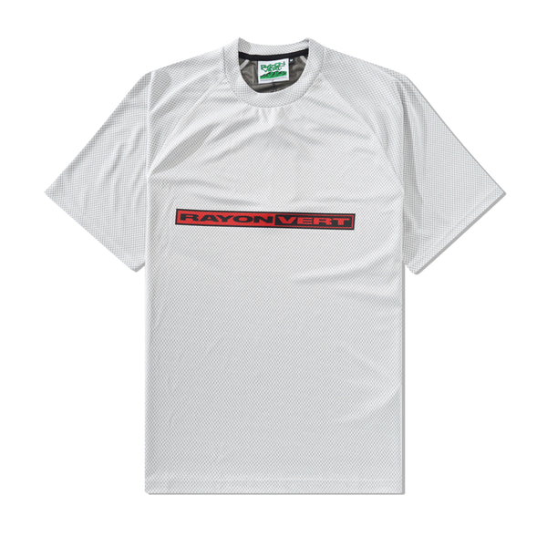 Rayon Vert Graphene Sport Tee, Grid Grey